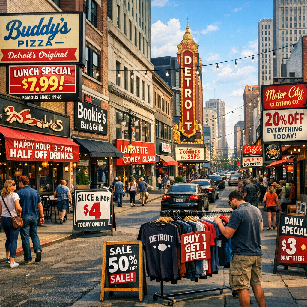 Exclusive Discounts Await Detroit Residents at Local Businesses
