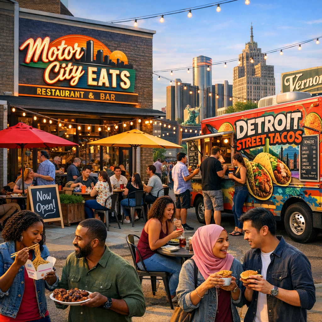 Exploring Detroit’s Evolving Culinary Landscape: New Restaurants and Food Trucks to Savor